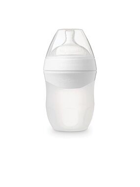 Baby Feeding Bottle - White Silicone Bottle